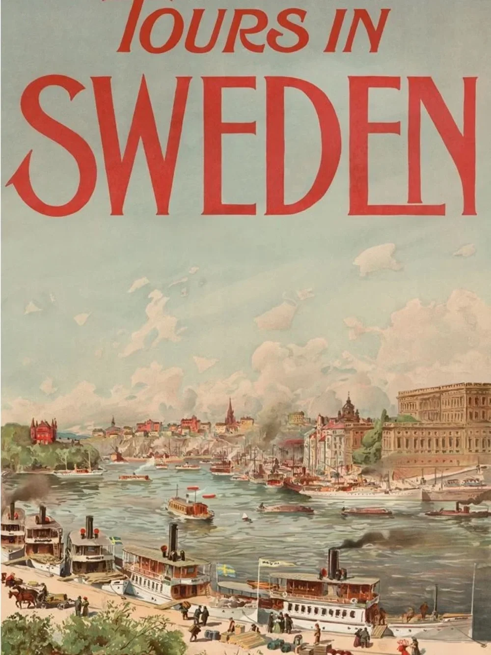 Vintage Tours in Sweden Wall Art